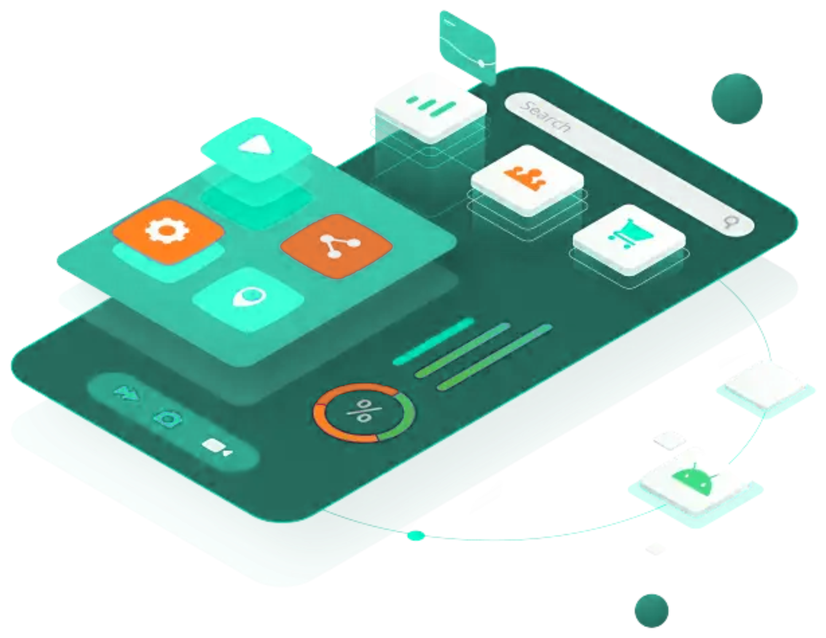 App design and build illustration