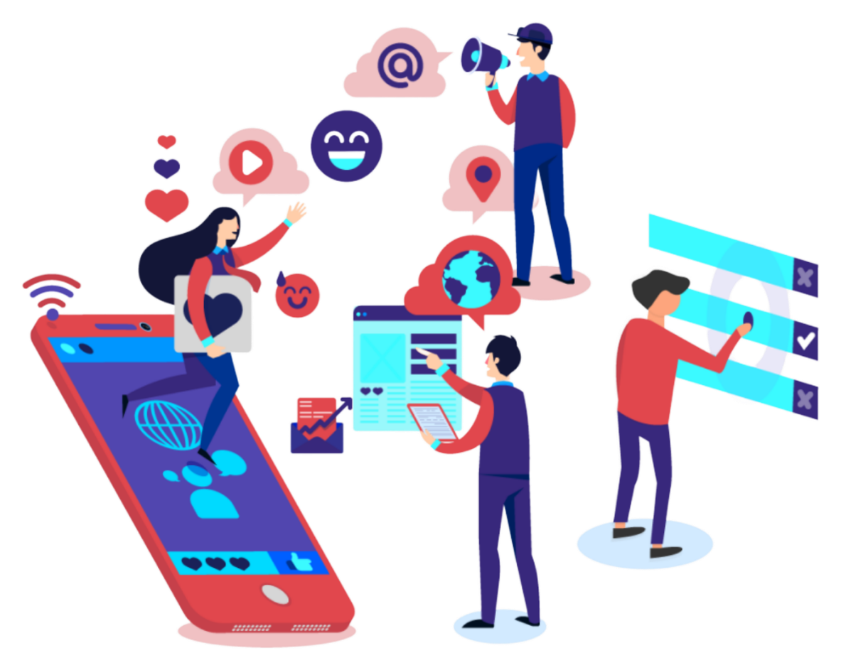 Growth and marketing illustration