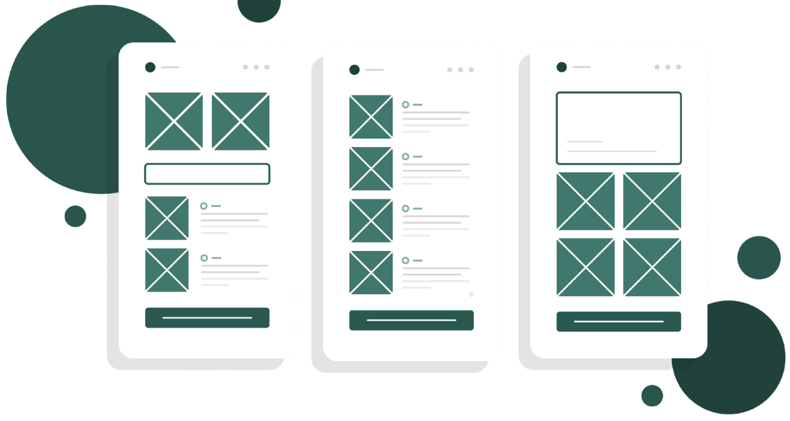 App screens